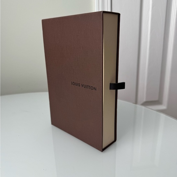 Louis Vuitton Brown & Tan Decorative Gift Box Storage Authentic Vintage - Picture 2 of 4